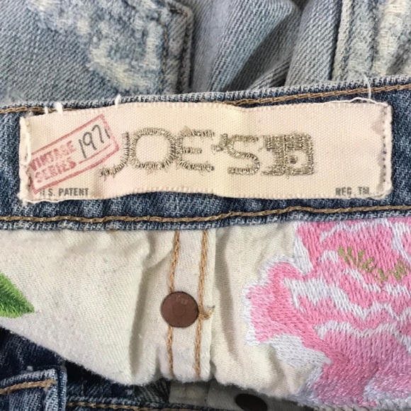 Joe’s jeans vintage 1971 series size 28 EUC cobain embroidered - Picture 7 of 8